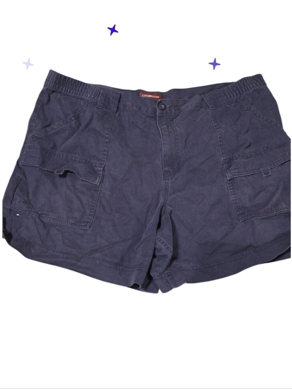 Covington 42 Men's Dark Blue Cargo Shorts